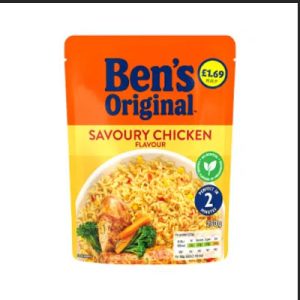 Bens Original Savoury Chicken Microwave Rice 250g