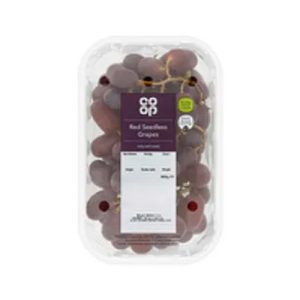 Co Op Red Seedless Grapes 500g