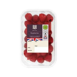 Co-op Raspberries 125g