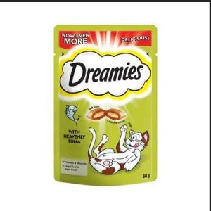 Dreamies Adult 1+ Cat Treats with Tuna 60g