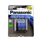 Panasonic AAA Added Sugaronic Zinc 4 Pack