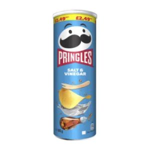 Pringles Salt & Vinegar Crisps 165g