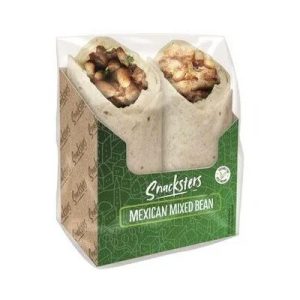 Snacksters Mexican Mixed Bean Wrap 200g